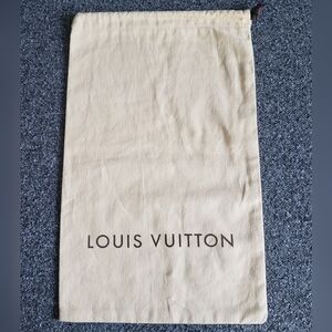 EUC Authentic Louis Vuitton Cotton Flannel Drawstring Dust/Storage Bag